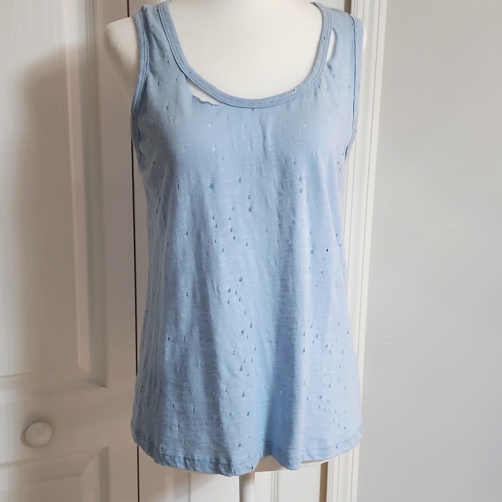 Light blue Saks Fifth Avenue tank top.  Small.